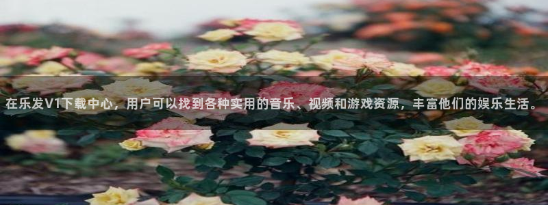 益达娱乐游戏官网版：在乐发V1下载中心，用户可以找到各种实用的音乐、视频和游戏资