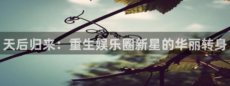 益达娱乐体育平台总代理：天后归来：重生娱乐圈新星的华丽转身