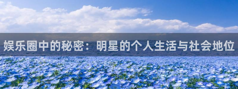 益达娱乐平台：娱乐圈中的秘密：明星的个人生活与社会地位